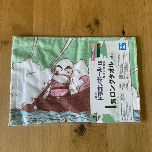 Dragon Ball - Serviette longue Krillin 21x60 cm - Ichiban Kuji EX Son Goku Shugyou-hen Lot I
