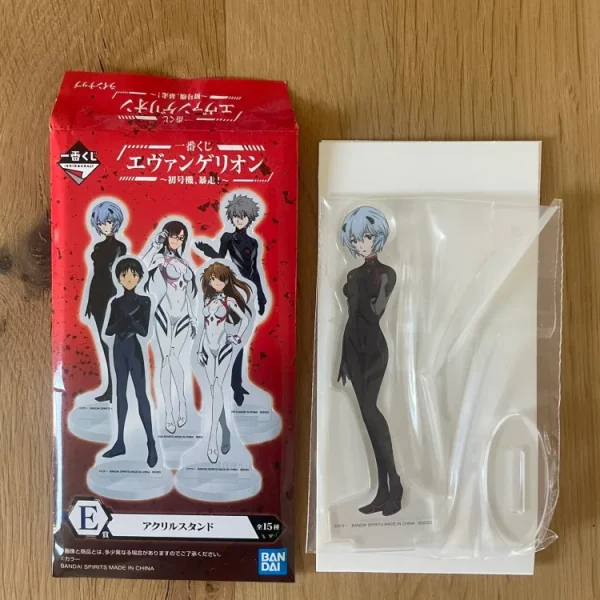 Evangelion - Acrylic Stand 13cm Rei Ayanami - Ichiban Kuji Shogouki Bousou (Lot E)