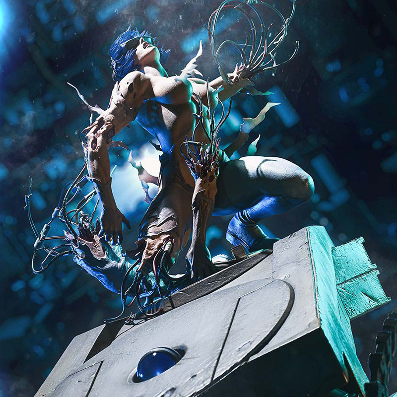 GHOST IN THE SHELL Statue Motoko Kusanagi VS Arachnida Ultimate Premium Masterline Prime 1 Studio