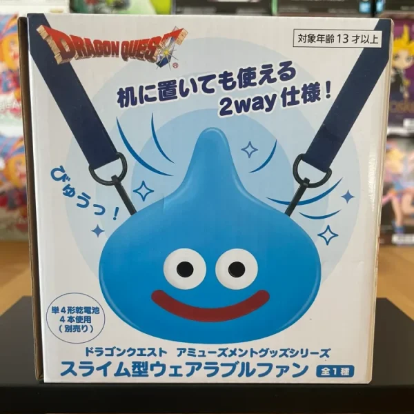 Dragon Quest - Slime 12cm Portable Fan - 2-way wearable & desktop fan