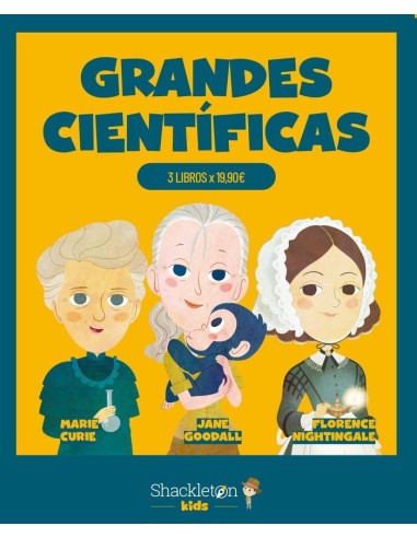 GRANDES CIENTIFICAS PACK 3 LIBROS