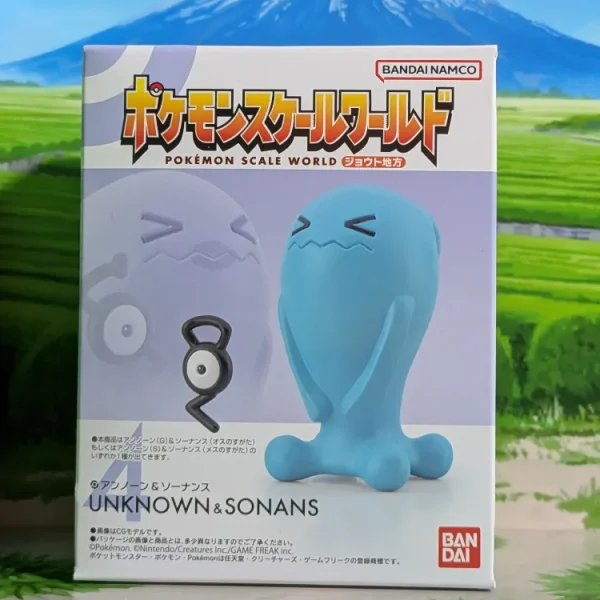 Pokémon Scale World Johto - Zarbi & Qulbutoké | Unown & Wobbuffet (Neuf)