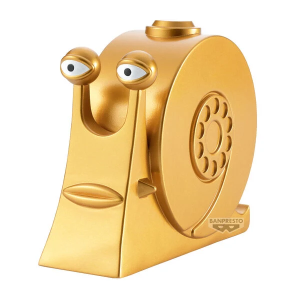 One Piece – Figurine Den Den Mushi Sofvimates Golden 17 cm Banpresto