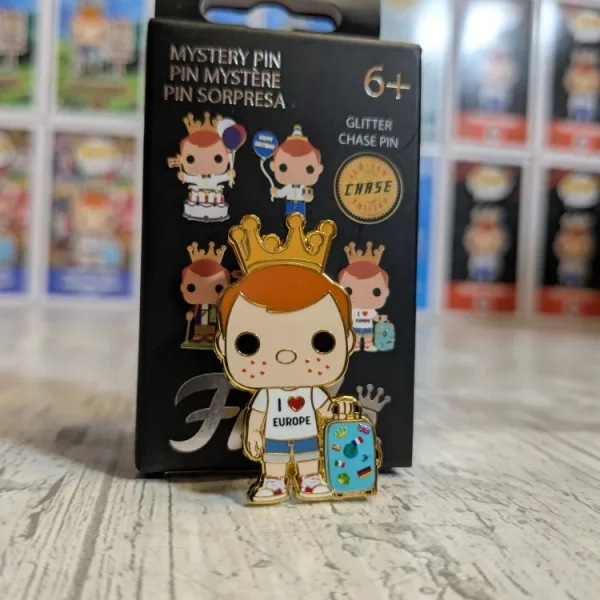 Funko Europe 5th Anniversary Mystery Pin - I Love Europe Freddy