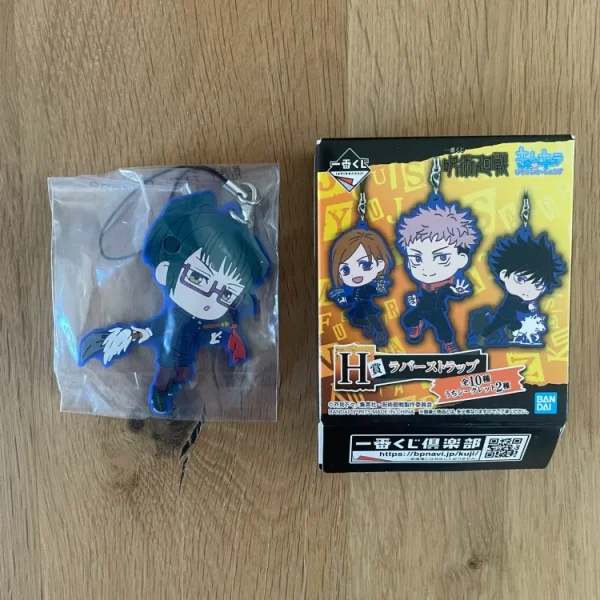 Jujutsu Kaisen – Porte-clés caoutchouc Zenin Maki Ichiban Kuji Kyun-Chara Illustrations 7 cm