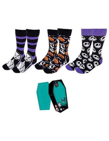 Set 3 calcetines Pesadilla Antes de Navidad Disney