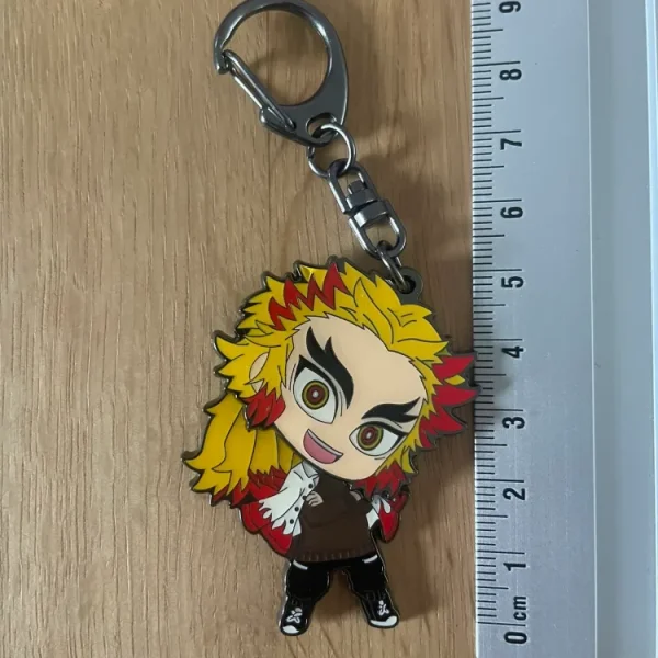 Demon Slayer – Porte-clés Kyojuro Rengoku Metal Atmos 5 cm