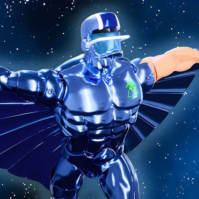 SILVERHAWKS Figurine Ultimates Steelwill Toy Version VAC Metal Super7