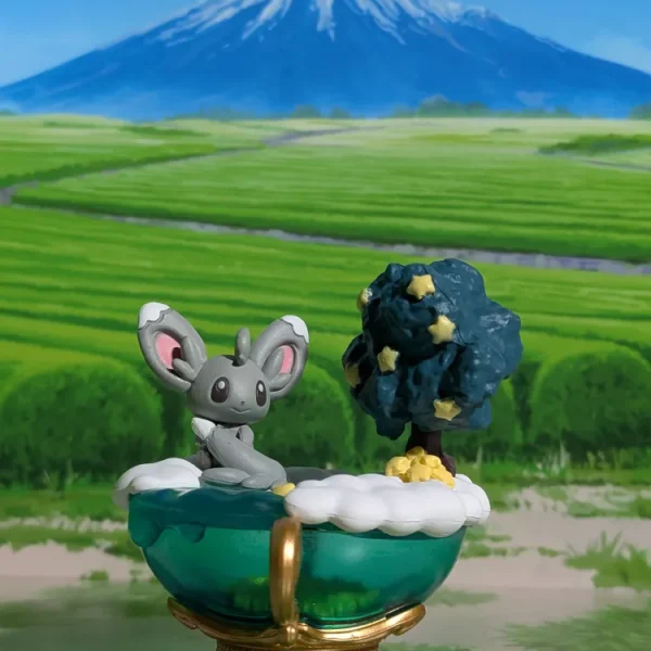 Re-Ment Pokémon - Chinchidou / Minccino - Starrium Dreaming Moonlit Night