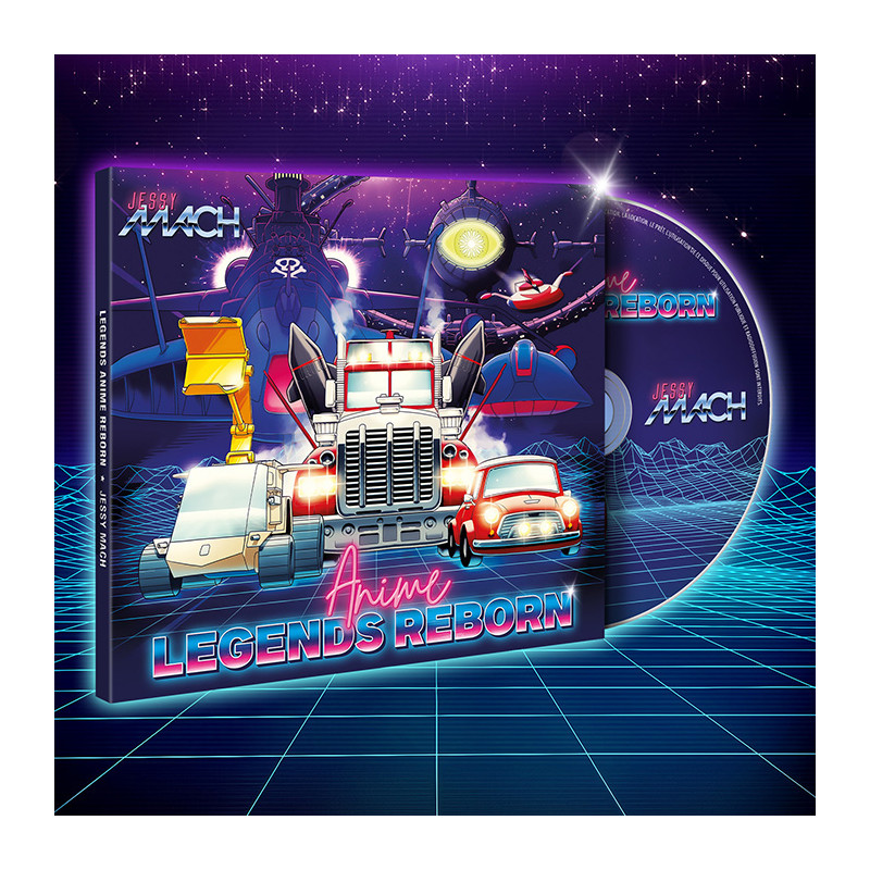 ANIME LEGENDS REBORN By Jessy Mach Disque CD Télé 80