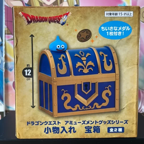 Dragon Quest - Slime Storage Box Treasure Chest Blue Red 12 cm Square Enix