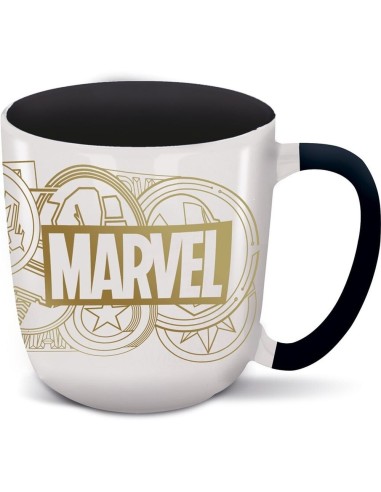TAZA CERAMICA ELITE 380 ML MARVEL GOLDEN TREASURE