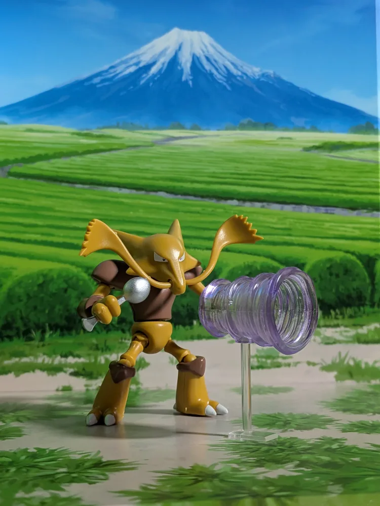 SHODO Pokémon 7 - Alakazam | Alakazam (Figurine articulée + Accessoire)