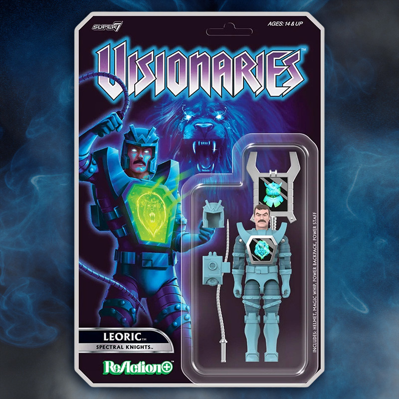 VISIONARIES Figurine Leoric ReAction+ Wave 01 Super7