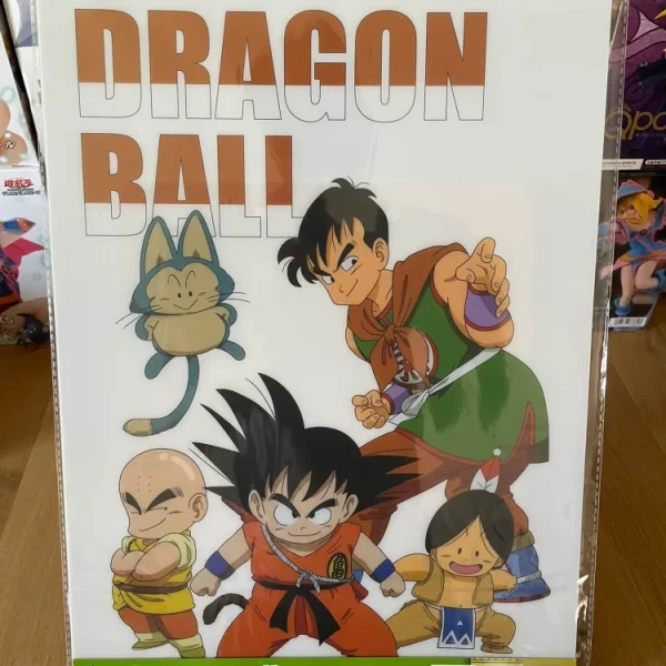 Dragon Ball - A3 plastic poster Son Goku & allies - Ichiban Kuji Kumonoue no Shinden (Lot H)
