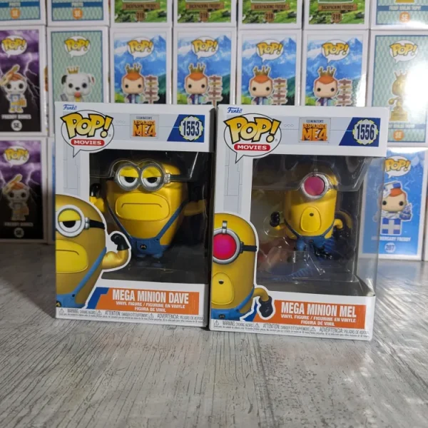 Funko pop Despicable Me 4 - Mega Minion Dave & Mega Minion Mel (Bundle)