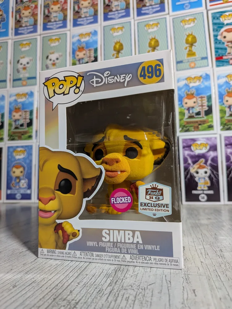 Funko Pop Disney The Lion King #496 - Simba (Flocked/HQE)