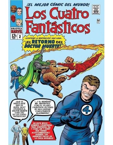 BIBLIOTECA MARVEL. LOS 4 FANTÁSTICOS 2. 1962-63. FANTASTIC FOUR 6-11 USA