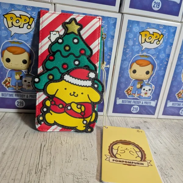 Loungefly Sanrio - Pompompurin Holiday Large Cardholder 🎄