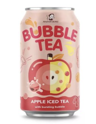 Bebida de Bubble Tea Sabor Manzana 340ml