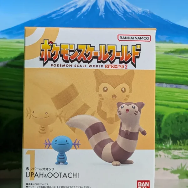 Pokémon Scale World Johto - Axoloto & Fouinar | Wooper & Furret (Neuf)