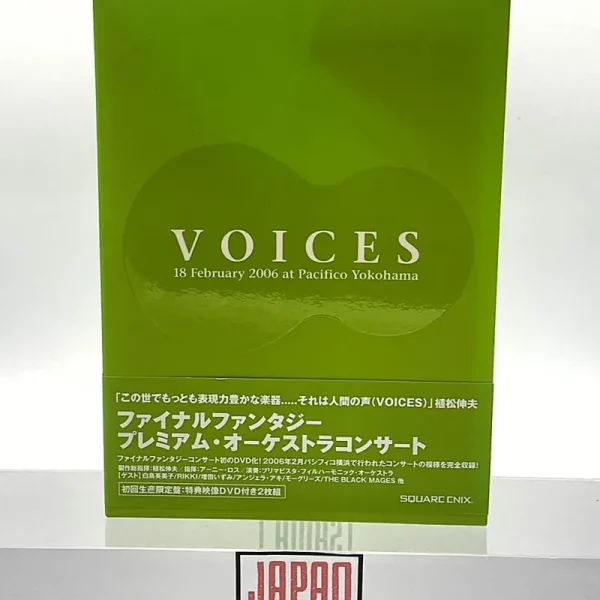 FINAL FANTASY - DVD OST Musique VOICES Premium Orchestra Concert First Press Limited Edition