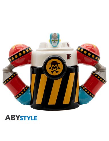 ONE PIECE - Taza 3D - Iron Pirate Franky Shogun