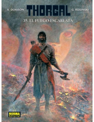 SEGUNDA MANO THORGAL 35 EL FUEGO ESCARLATA 133