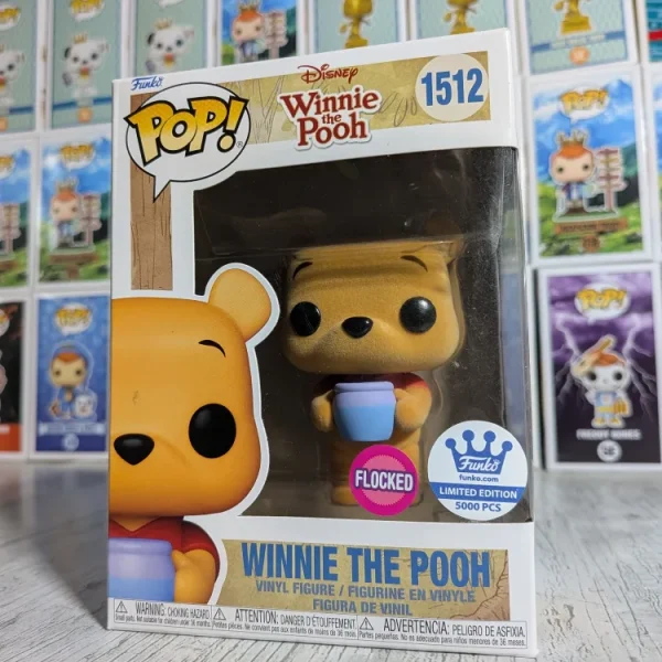 Funko pop Disney #1512 - Winnie the Pooh (5000PCS/Flocked)