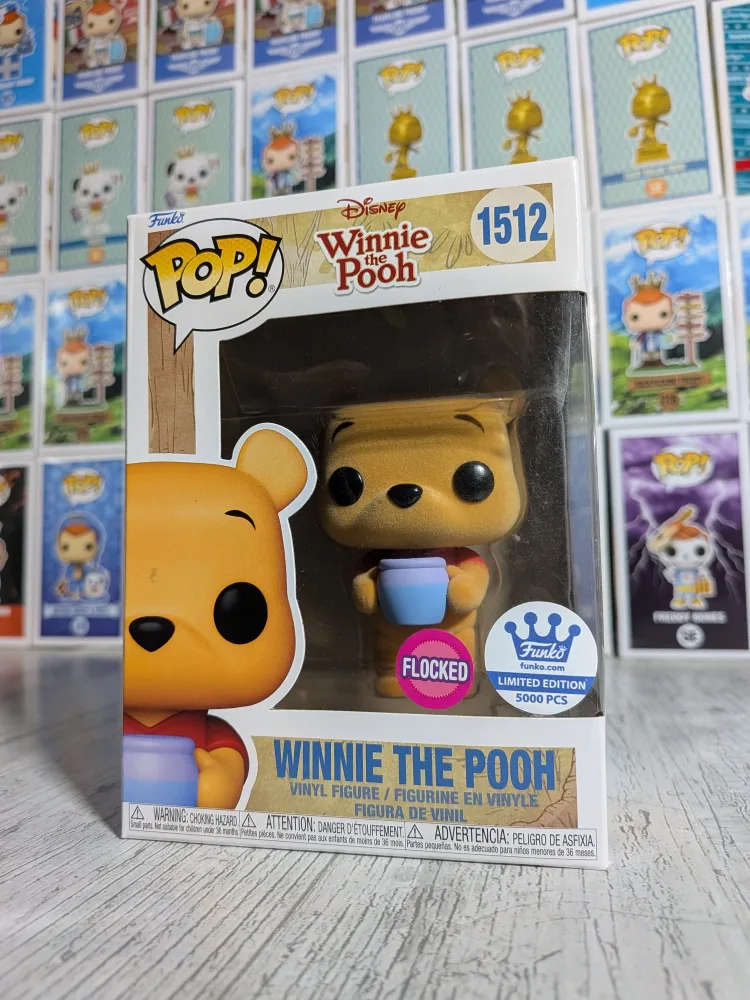 Funko pop Disney #1512 - Winnie the Pooh (5000PCS/Flocked)
