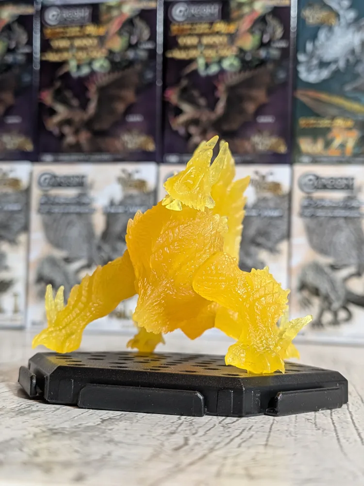 Capcom Figure Builder - CFB The Best Vol. 19-21 - Monster Hunter Rise - Apex Zinogre (Clear Version) - (~10cm)