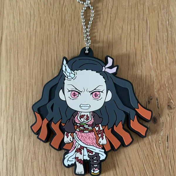 Demon Slayer – Porte-clés Nezuko Kamado Démon Ichiban Kuji Oni no Sumu Machi (Lot H)