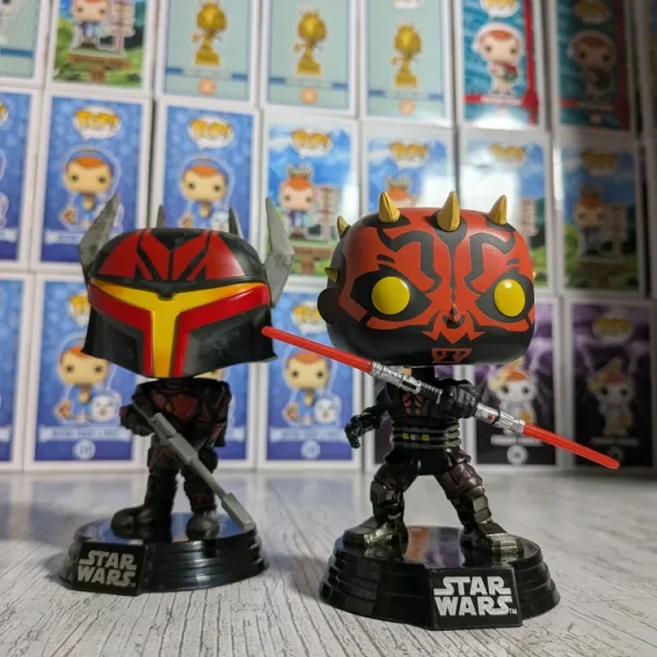 Funko pop Star Wars - Darth Maul & Gar Saxon (Glow/Damaged Box/Opened)