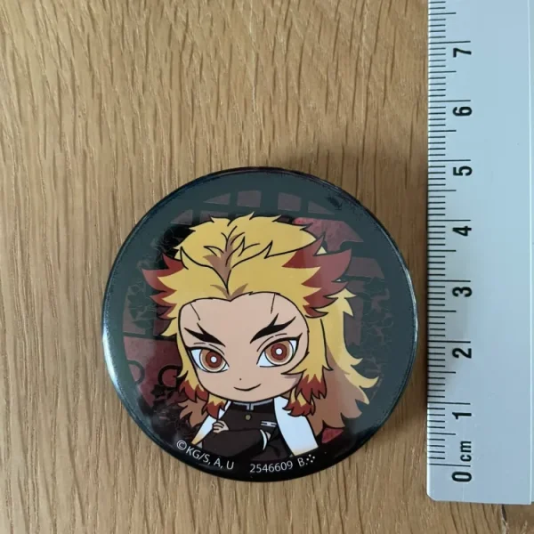 Demon Slayer – Badge Kyojuro Rengoku Gashapon Kuji (Lot C) Bandai