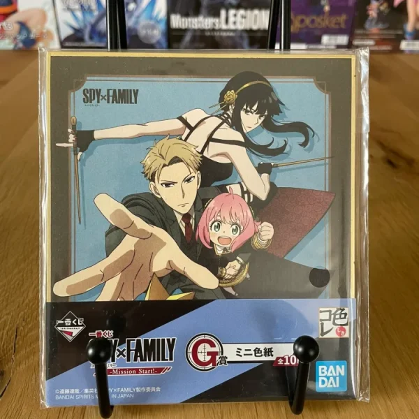 Spy x Family - Shikishi Anya, Loid & Yor Forger 13,5 cm - Ichiban Kuji Mission Start (Lot G)