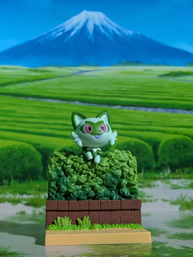 Re-Ment Pokémon - Poussacha | Sprigatito | Nyahoja - Welcome Home Collection