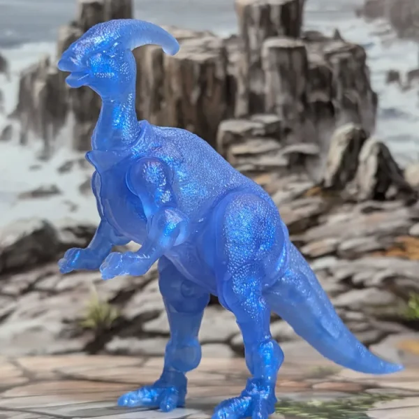 Blokees - Jurassic World Terraventure Ts02 - Parasaurolophus (Translucent Blue) (~9cm)