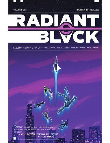 RADIANT BLACK 3 GALERIA DE VILLANOS