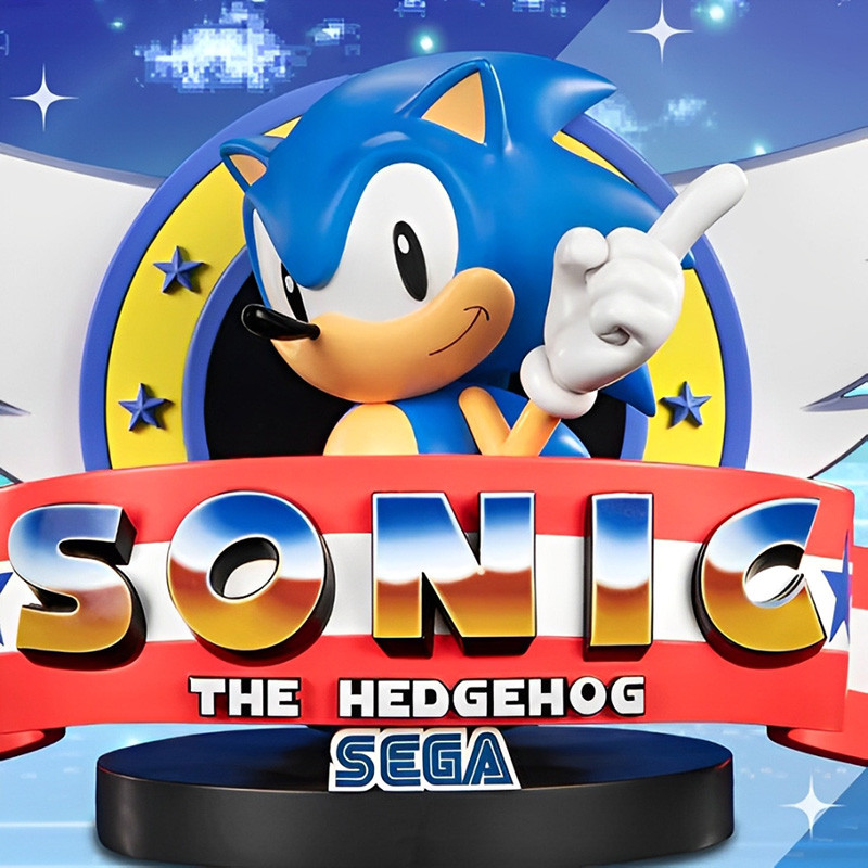 SONIC The Hedgehog Statue Sonic Title Screen F4F