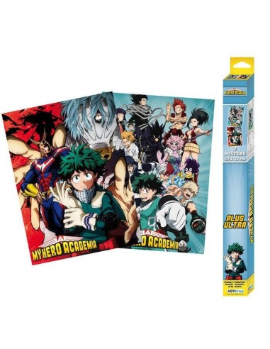 Set 2 posters my hero academia 52x38.