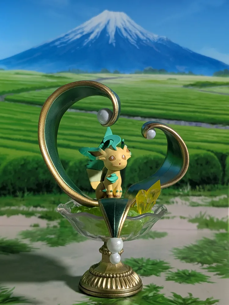 Re-Ment Pokémon - Phyllali / Leafeon - Gemstone Shining Miracle
