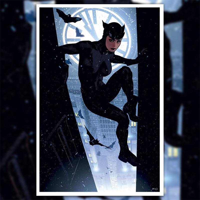 DC COMICS Impression Art Print Catwoman Adam Hughes Sideshow