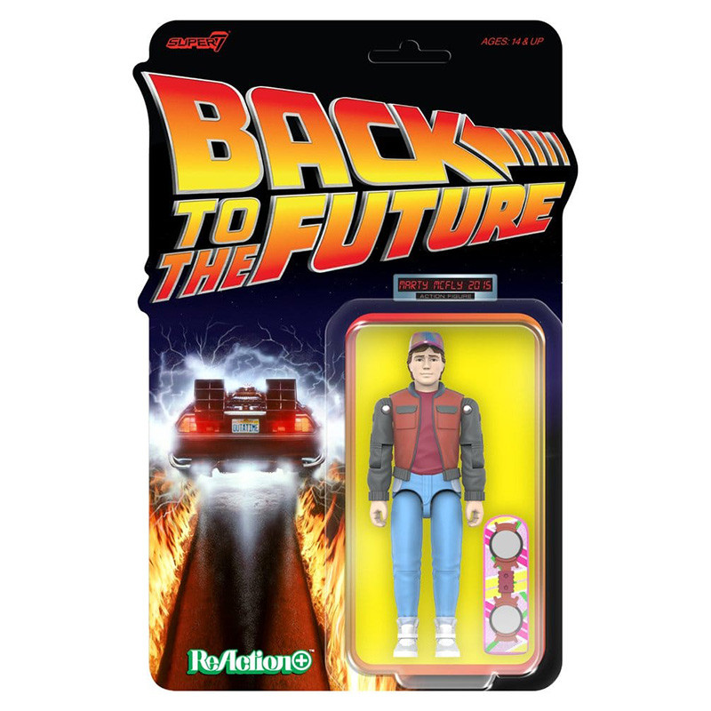 RETOUR VERS LE FUTUR 2 Figurine ReAction+ Marty Mcfly 2015 Super7