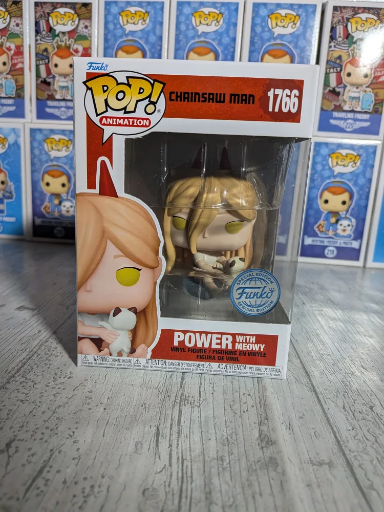 Funko pop Chainsaw Man #1766 - Power with Meowy
