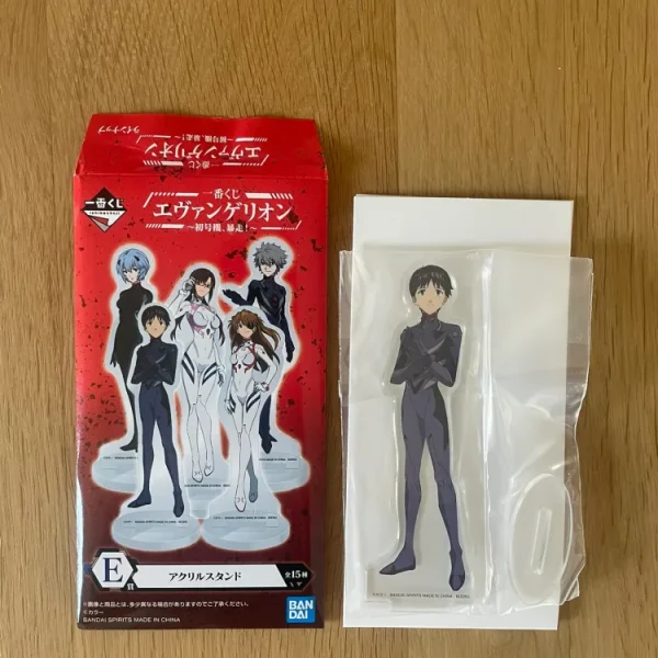 Evangelion - Acrylic Stand 13cm Shinji Ikari - Ichiban Kuji Shogouki Bousou (Lot E)