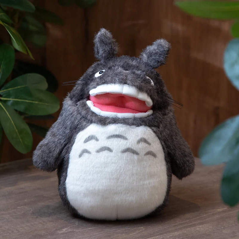 MON VOISIN TOTORO Peluche Totoro gris Rugissant M Semic
