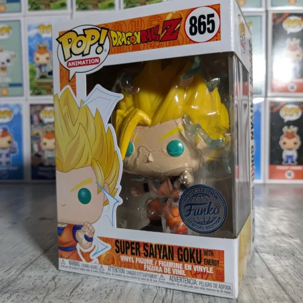 Funko pop Dragon Ball Z #865 - Super Saiyan Goku with Energy