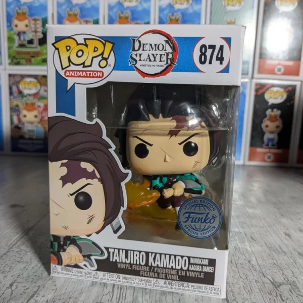 Funko pop Demon Slayer #874 - Tanjiro Kamado (Hinokami Kagura Dance)