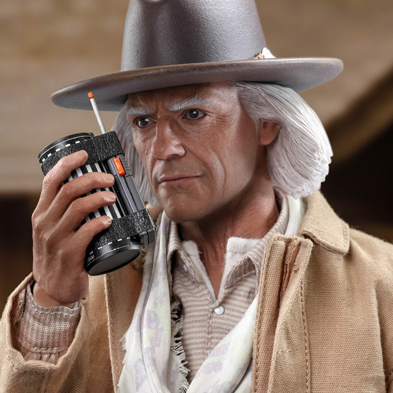 RETOUR VERS LE FUTUR III Figurine Movie Masterpiece Doc Brown Hot Toys