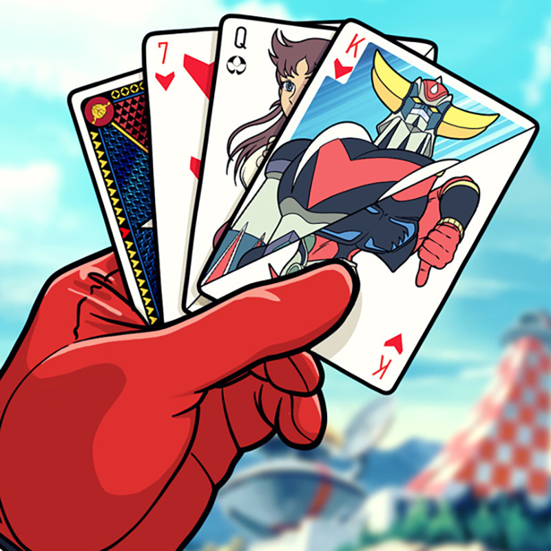 GOLDORAK Jeu de 54 Cartes Poker Operation Fleed We Are Tokyo